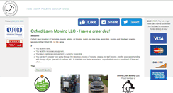 Desktop Screenshot of oxfordlawnmowing.com